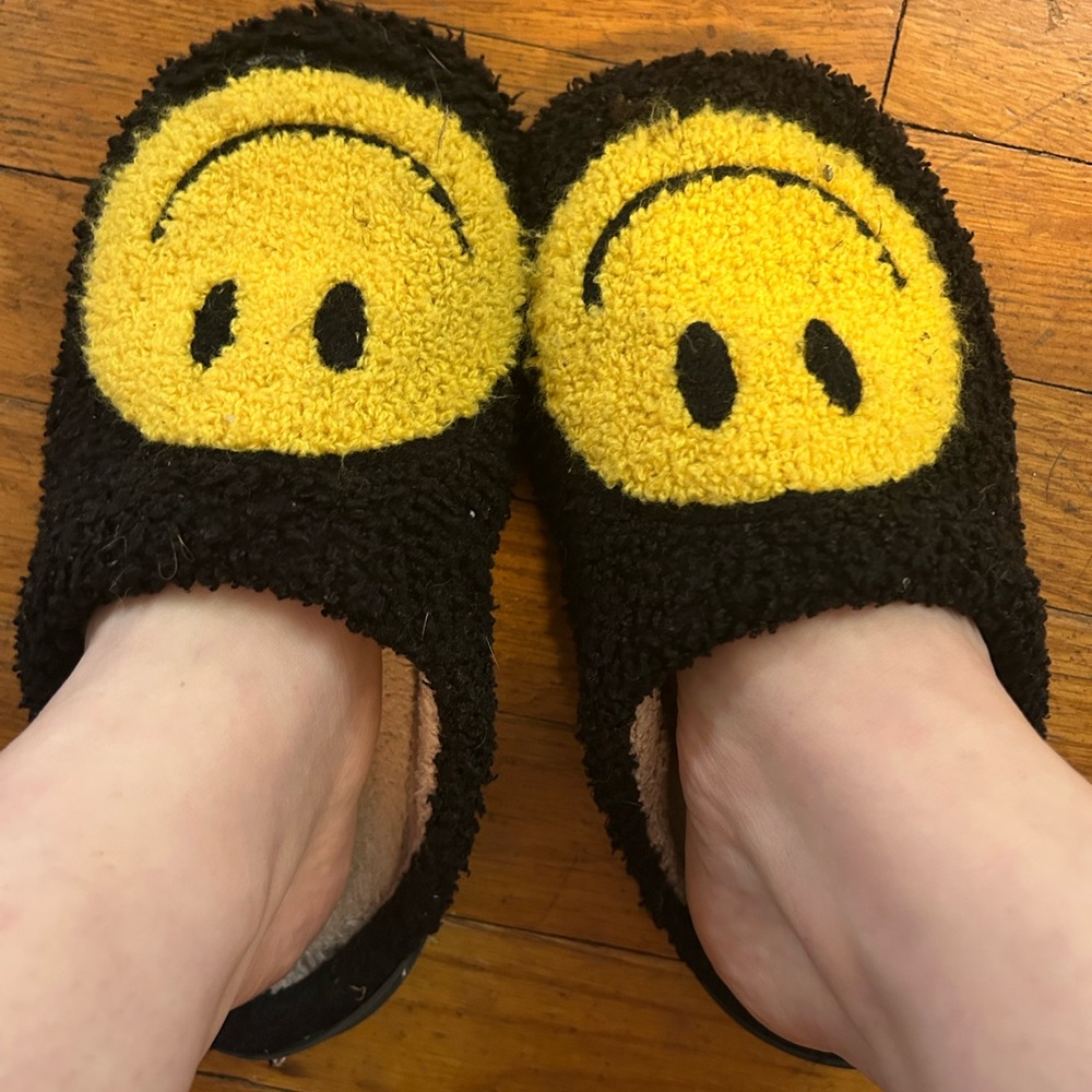 Smiley Face Slippers